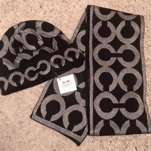 NWT Coach Scarf & Beanie set